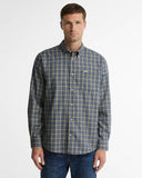 Barbour Men's Dishford Thermo-Weave Regular Fit Long-Sleeved Shirt - Olive