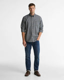 Barbour Men's Dishford Thermo-Weave Regular Fit Long-Sleeved Shirt - Olive