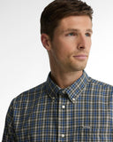 Barbour Men's Dishford Thermo-Weave Regular Fit Long-Sleeved Shirt - Olive