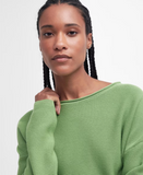 Barbour Women's Marine Knitted Jumper - Nephrite Green