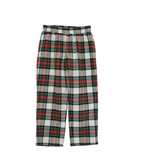 The Beaufort Bonnet Boy's Sheffield Pants - Aiken Place Plaid with Nantucket Navy Stork