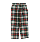 The Beaufort Bonnet Boy's Sheffield Pants - Aiken Place Plaid with Nantucket Navy Stork