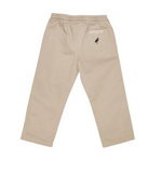 The Beaufort Bonnet Boy's Sheffield Pants - Keeneland Khaki with Nantucket Navy Stork