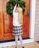 The Beaufort Bonnet Company Girl's Parson Pleated Skirt - Aiken Place Plaid