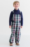 The Beaufort Bonnet Company Boy's Ivy League Longall - Field Park Plaid with Nantucket Navy Regular price$70.00