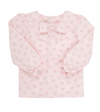 The Beaufort Bonnet Company Girl's Beatrice Bow Blouse - Best Buds