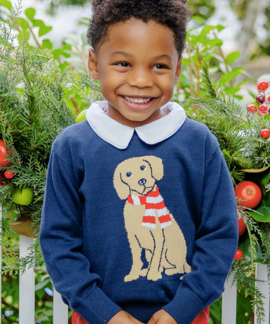 The Beaufort Bonnet Company Boy's Isaac's Intarsia Sweater The Beaufort Bonnet Company Boy's Isaac's Intarsia Sweater