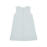 The Beaufort Bonnet Company Girl's Taylor Tunic Dress - Sir Proper's Preppy Plaid With Palm Beach Pink