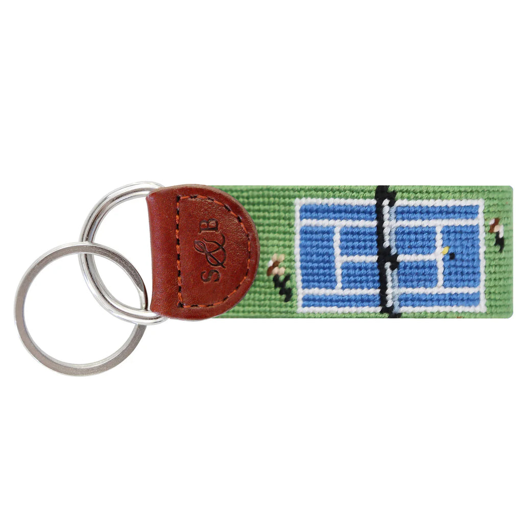 Smathers & Branson Tennis Overhead Key Fob - Moss