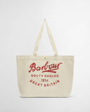 Barbour Script Tote Bag - Red Logo