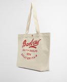Barbour Script Tote Bag - Red Logo