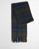 Barbour Braden Tartan Wool Scarf - Classic Shadow Tartan