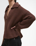 Barbour Women's Robyn V-Neck Jumper - Vicuna