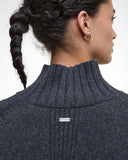 Barbour Women's Serena High-Neck Jumper - Charcoal