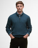 Barbour Kelson Half-Zip Jumper - Mallard Green
