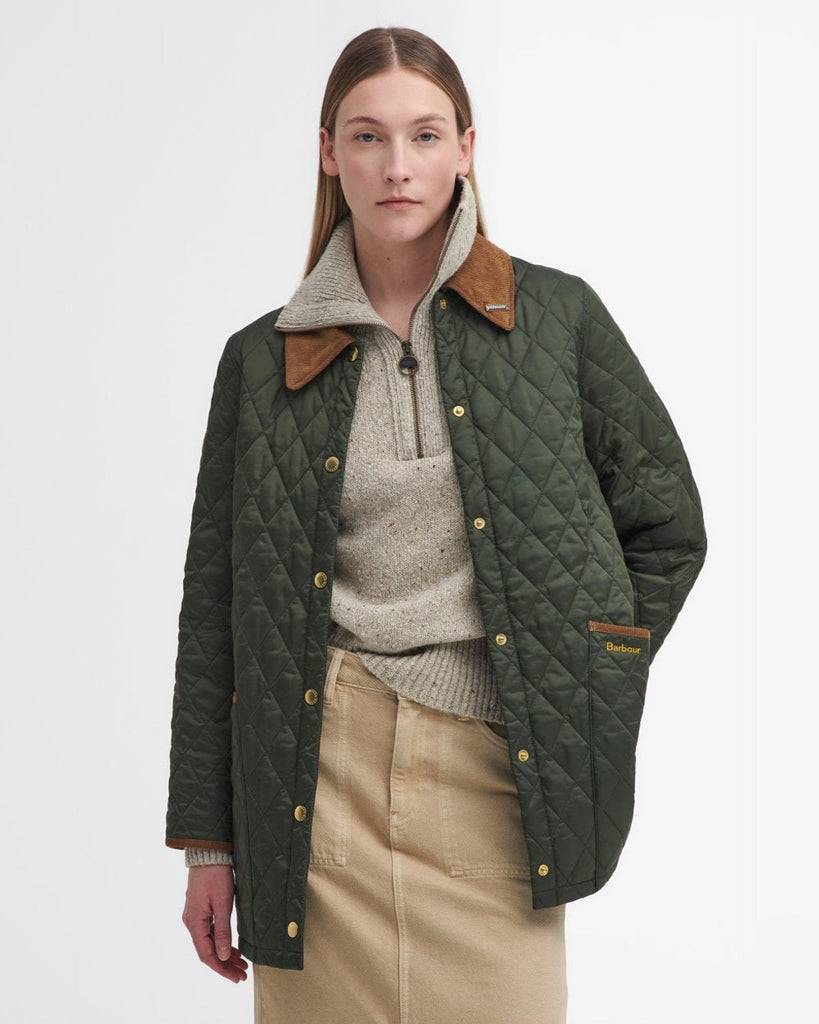 Barbour Women's 30th Anniversary Modern Liddesdale Quilted Jacket - Olive/Classic