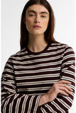 Barbour Women's Maplewood Striped Long-Sleeved Shirt - Fig Birch