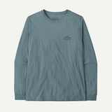 Patagonia Men's Long-Sleeved Cloud Crag T-Shirt - Blue Sage