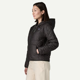 Patagonia Women's Diamond Quilted Bomber Hoodie - Black
