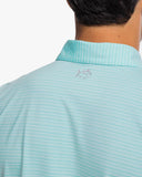 Southern Tide Men's brrr°®-eeze Bowen Stripe Performance Polo Shirt - Mint