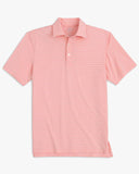 Southern Tide Men's brrr°®-eeze Bowen Stripe Performance Polo Shirt - Rose Blush