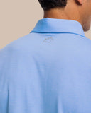 Southern Tide Men's brrr-eeze Heather Performance Polo Shirt - Ocean Channel