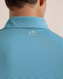 Southern Tide Men's brrr°®-eeze Meadowbrook Stripe Polo - Parakeet