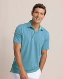 Southern Tide Men's brrr°®-eeze Meadowbrook Stripe Polo - Parakeet