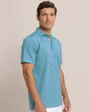 Southern Tide Men's brrr°®-eeze Meadowbrook Stripe Polo - Parakeet