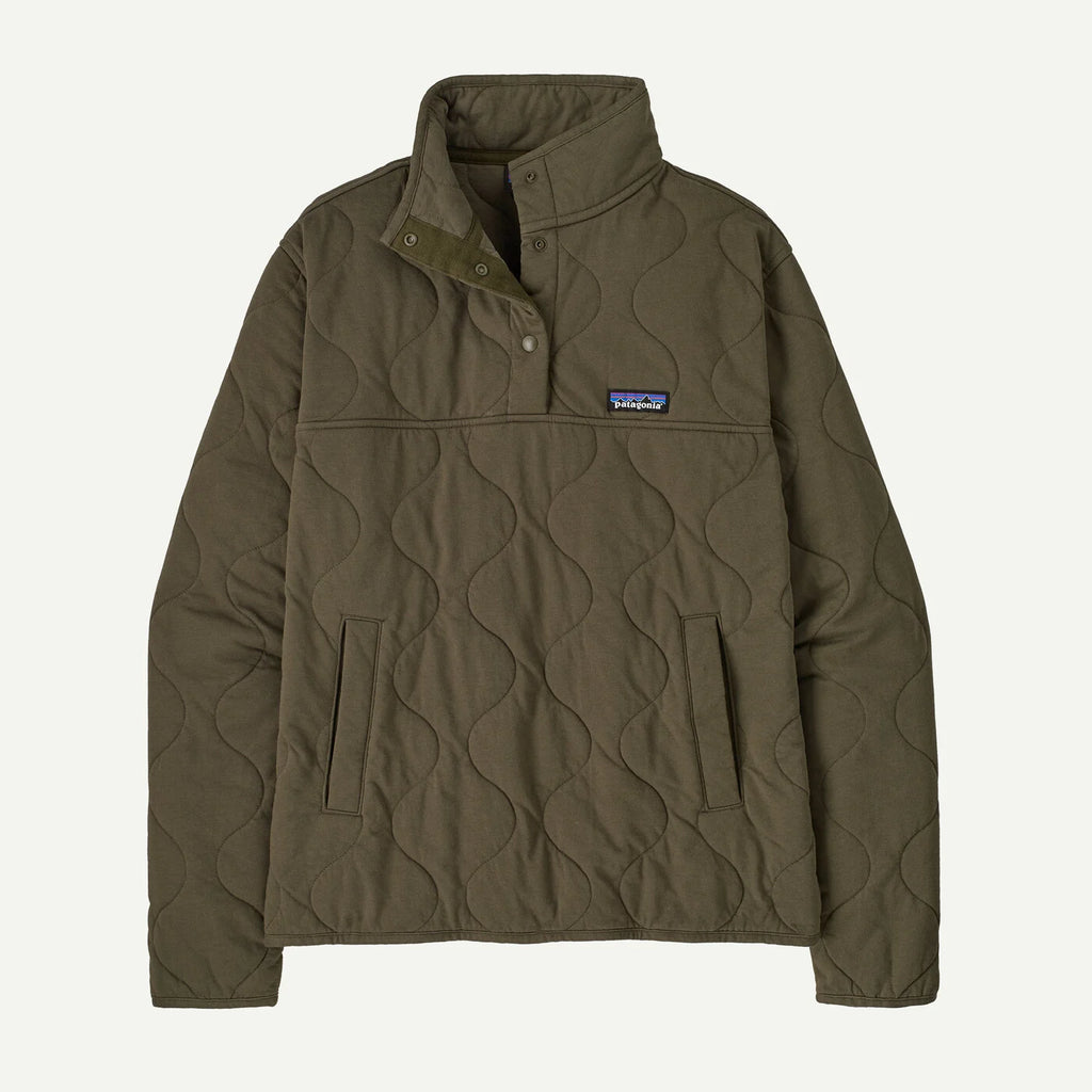 Patagonia Women's Daily Quilted Snap-T® Pullover - Basin Green