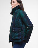 Barbour Women's Loudon Tartan Quilted Jacket - Blackwatch Tartan