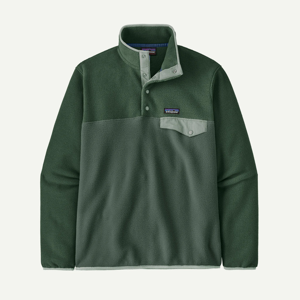 Patagonia Men's Lightweight Synchilla® Snap-T® Fleece Pullover - Canopy Green