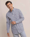 Southern Tide Men's Charleston Master Plaid Long Sleeve Sport Shirt - Forest Biome