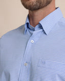 Southern Tide Men's Crofton Plaid Charleston Sport Shirt - Ocean Channel