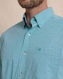 Southern Tide Men's Crofton Plaid Charleston Sport Shirt - Spruce Shade