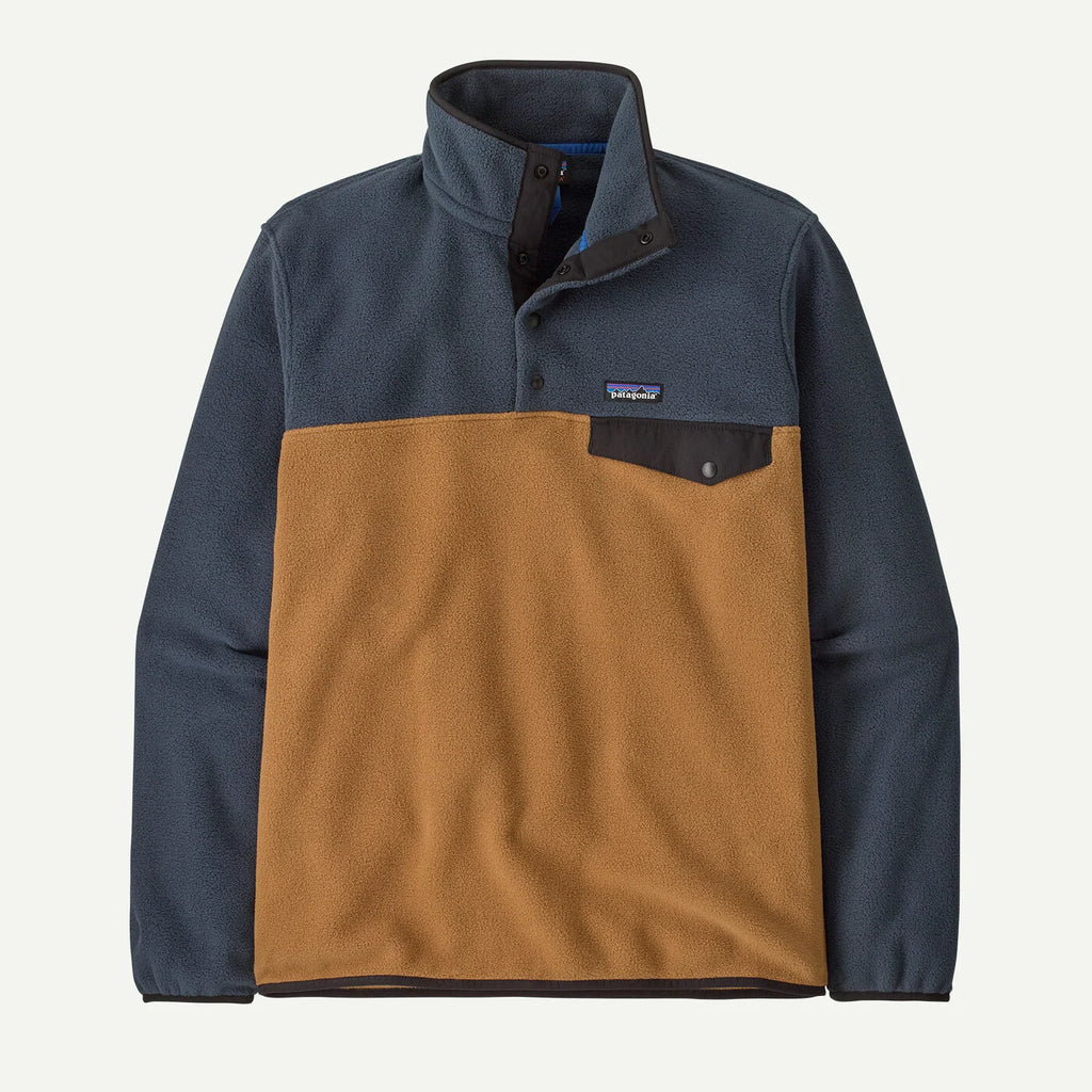 Patagonia Men's Lightweight Synchilla® Snap-T® Fleece Pullover - Deer Brown