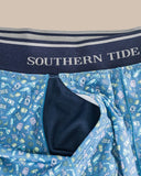 Southern Tide Men's Dazed and Transfused Boxer Brief - Coronet Blue