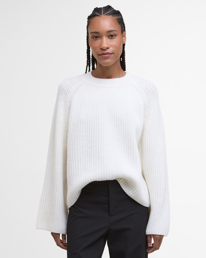 Barbour Vera Crew Neck Jumper - Cloud
