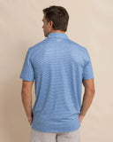Southern Tide Men's Driver Casual Water Printed Polo - Coronet Blue