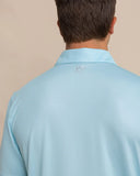 Southern Tide Men's Driver Coastal Geo Polo Shirt - Chilled Blue