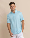 Southern Tide Men's Driver Coastal Geo Polo Shirt - Chilled Blue