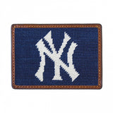 Smathers & Branson New York Yankees Needlepoint Card Wallet