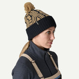 Patagonia Powder Town Beanie - Flow: Sunken Blue