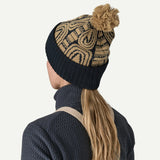 Patagonia Powder Town Beanie - Flow: Sunken Blue