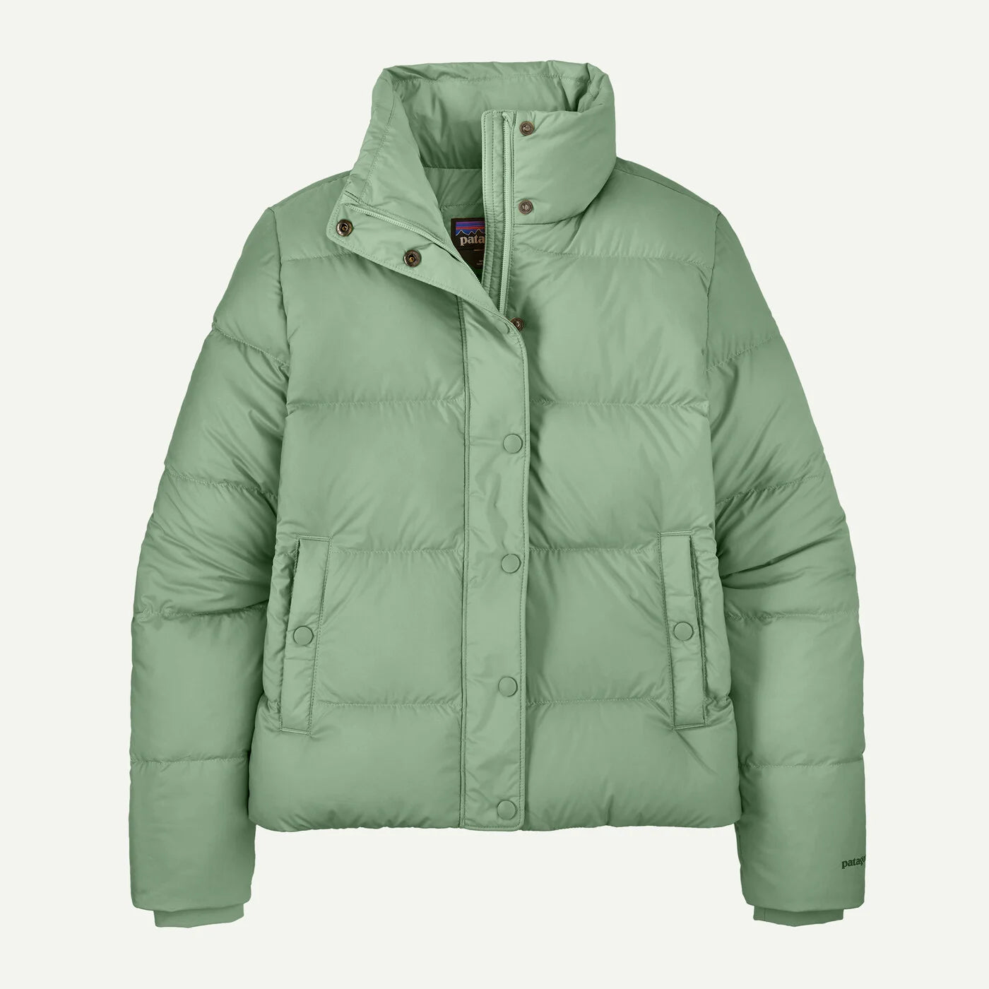 Patagonia Women's Silent Down Jacket - Ellwood Green | Krizia Martin Patagonia Women's Silent Down Jacket - Ellwood Green | Krizia Martin