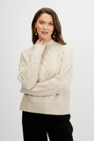 Emproved Quilted Knit Sweater - Pebble