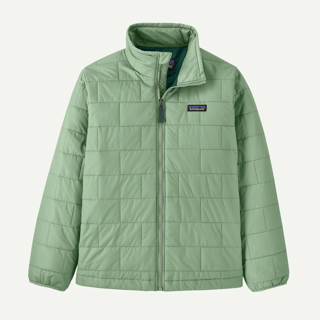 Patagonia Kids' Nano Puff® Brick Quilt Jacket - Ellwood Green