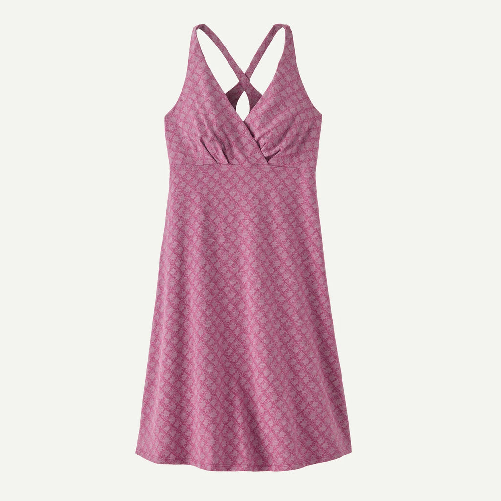 Patagonia Women's Amber Dawn Dress - Future Flowers: Faded Magenta