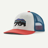 Patagonia Kids' Trucker Hat - Fitz Roy Bear: Birch White