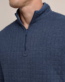 Southern Tide Men's Fairwood Reversible Quarter Zip - Dress Blue